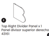 Top Right Divider Panel