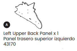Left Upper Back Panel