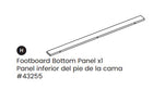 Footboard Bottom Panel 1