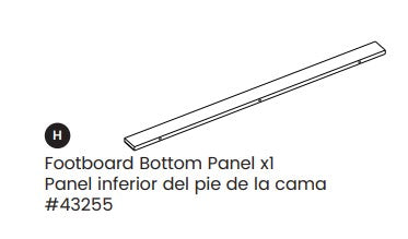 Footboard Bottom Panel