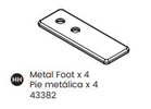 Metal Foot (w/felt Pad) 1