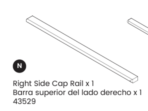 Right Side Cap Rail
