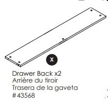 Drawer Back
