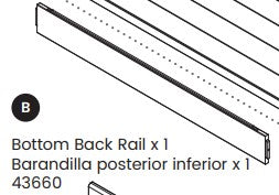 Bottom Back Rail