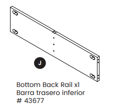 Bottom Back Rail