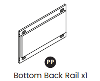 Bottom Back Rail
