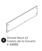 Drawer Back