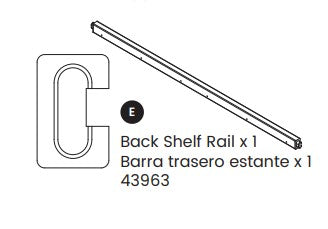 Back Shelf Rail