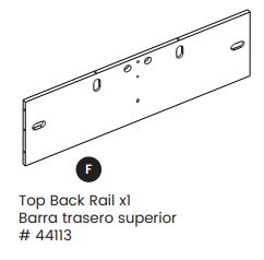 Top Back Rail