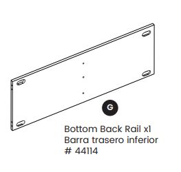Bottom Back Rail