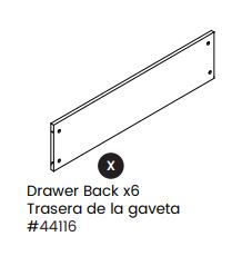 Drawer Back