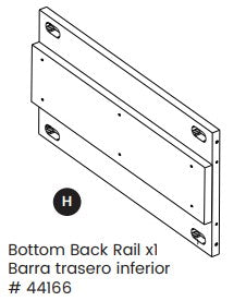 Bottom Back Rail