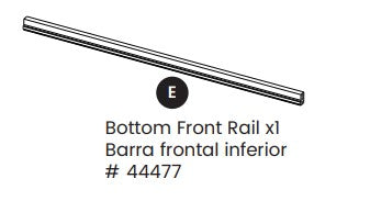 Bottom Front Rail