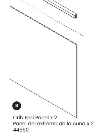 Crib End Panel 1