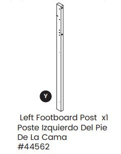 Left Footboard Post 1