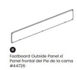 Footboard Outside Panel 1