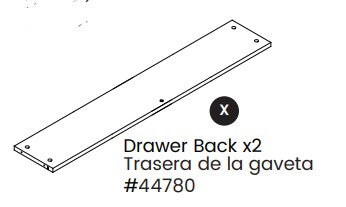 Drawer Back