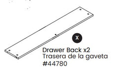 Drawer Back