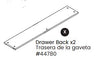 Drawer Back