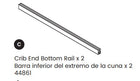 Crib End Bottom Rail 1