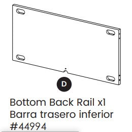Bottom Back Rail