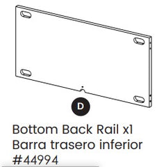 Bottom Back Rail