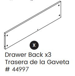 Drawer Back