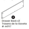 Drawer Back