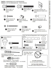 Hardware Kit W/knobs