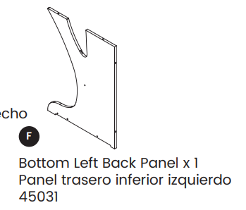 Bottom Left Back Panel