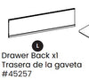 Drawer Back