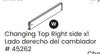 Changing Top Right Side