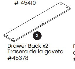 Drawer Back