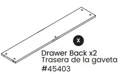 Drawer Back