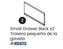 Drawer Back