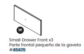 Small Drawer Front