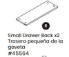 Small Drawer Back