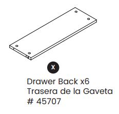 Drawer Back