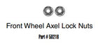 Front Wheel Axle Lock Nuts 1