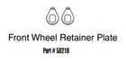 Front Wheel Retainer Plates 1