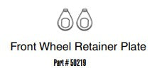 Front Wheel Retainer Plates 1