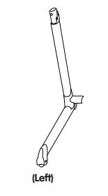 Left Leg W/ Caster