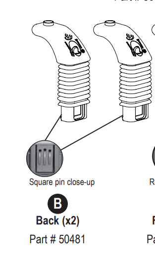 Bouncing Rear Leg 1 pc 1