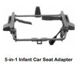 5-in-1 Car Seat Adapter (No Crossbar/Housing/Kit) 1