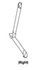 Right Leg W/ Caster