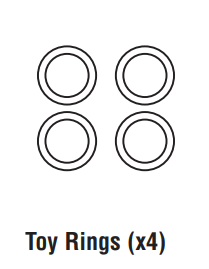 Toy Rings X4 1