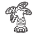 Toy Palm Tree Lf/22404