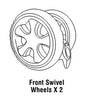 Front Swivel Wheel 1