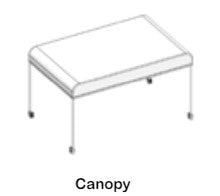 Wagon Canopy (Includes Fabric & Metal Frame) 6