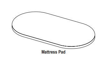 Mattress Pad (Not Including Sheet)